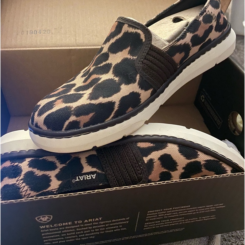 Ariat Women’s Ryder Slip On Leopard Shoes